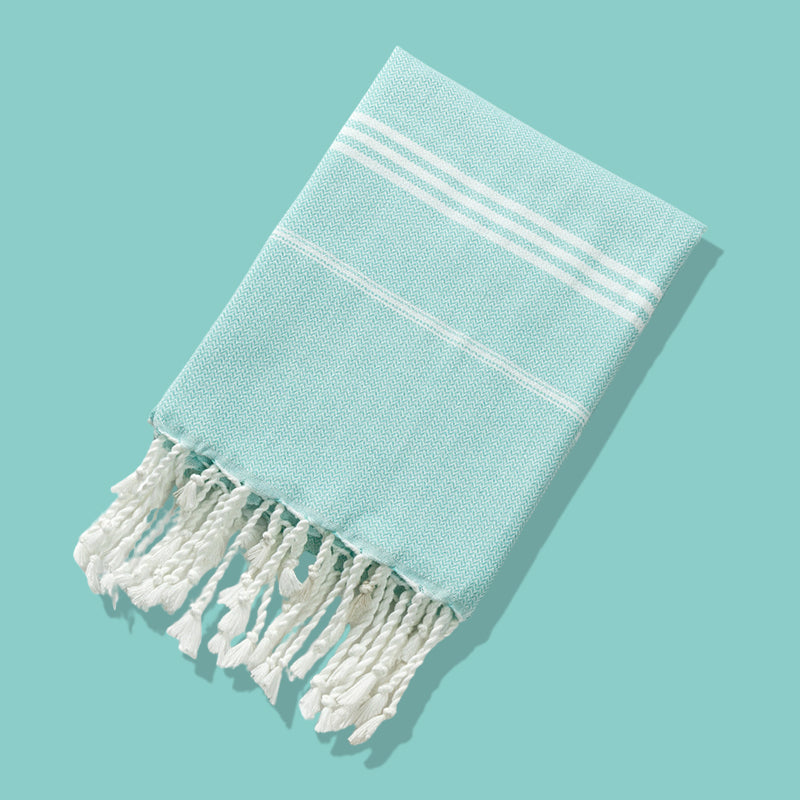 Dopamine Dream Aqua Bliss Beach Towel for Pool & Tropical Vacation