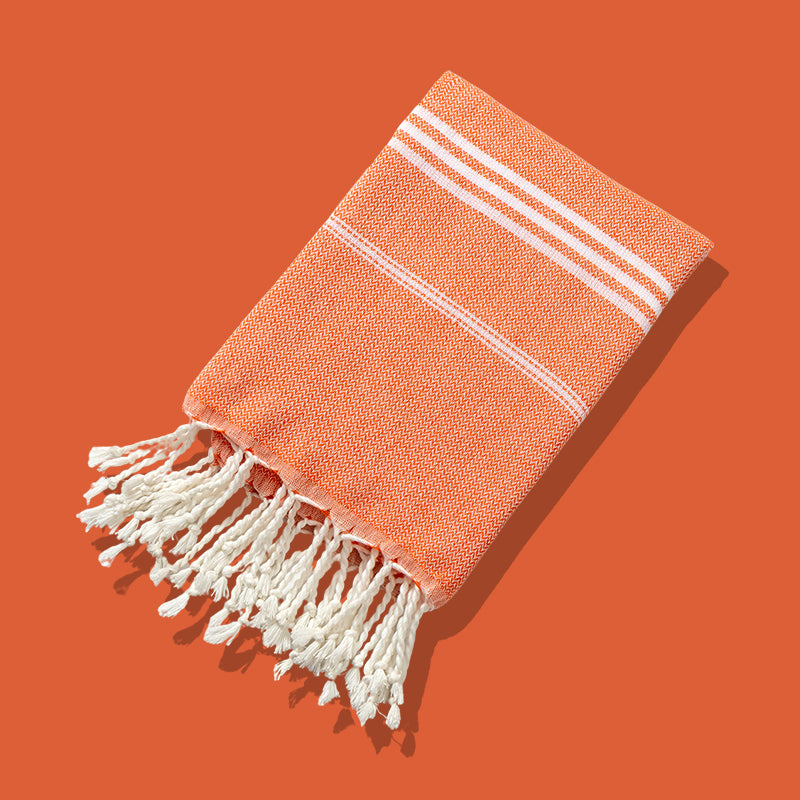 Dopamine Dream Blissful Coral Beach Towel for Pool & Summer Vacation
