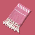 Dopamine Dream Pink Passion Beach Towel for Beach Photos & Vacation